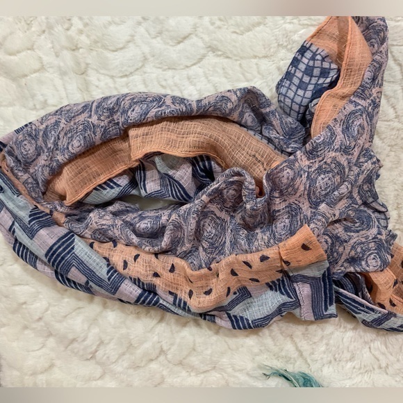 BCBGGeneration Multicolored Print Scarf - Picture 1 of 7